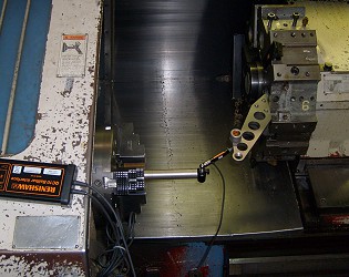 Ballbar Test on a Lathe at Integral Machine, Plymouth, Wisconsin